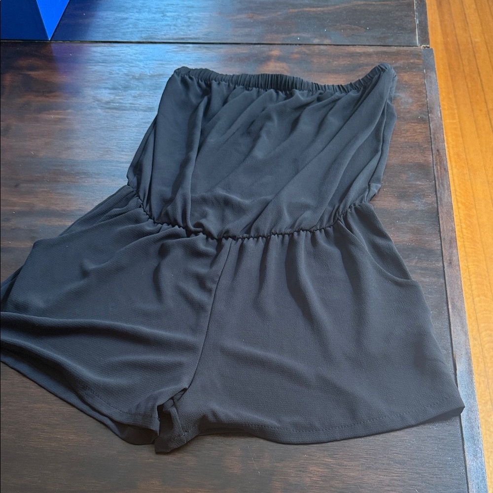 Elegant Black Women's Romper